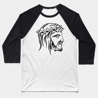 Picture of Jesus Crown Of Thorns Baseball T-Shirt